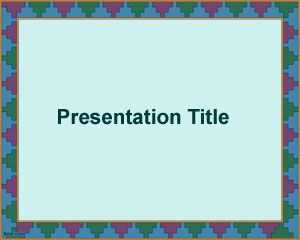 Triangle Frame PowerPoint Template