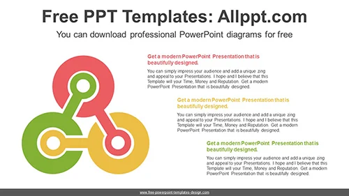 Triangular Flow Diagram Template