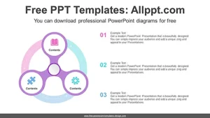 Triangular Flow PowerPoint Diagram Template
