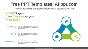 Triangular Flow PowerPoint Template