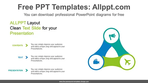 Triangular Flow PowerPoint Template