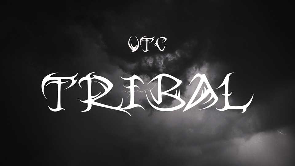 Tribal Font › Fontesk