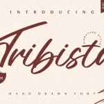Tribista Handwritten Font - Fonte Grátis Tribista Handwritten Font