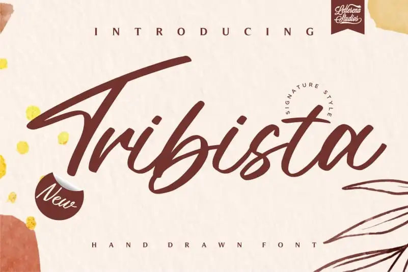 Tribista Handwritten Font