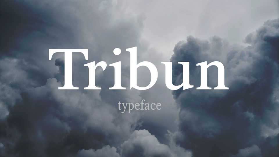 Tribun Font Family › Fontesk