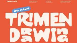 Trimen Drawing Font › Fontesk