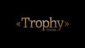 Trophy Pro Font Family › Fontesk