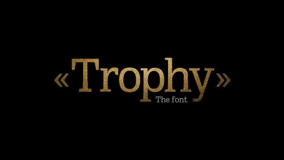 Trophy Pro Font Family › Fontesk
