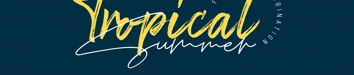 Tropical Summer Font