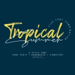 Tropical Summer Font
