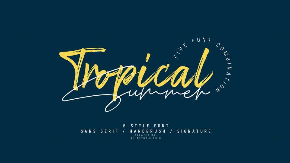 Tropical Summer Font Duo › Fontesk