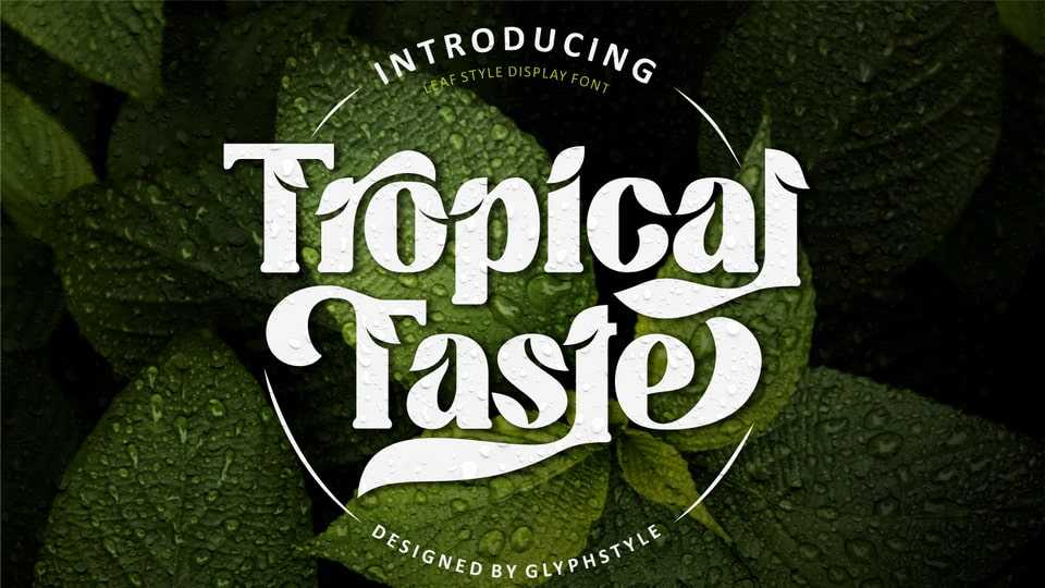 Tropical Taste Font › Fontesk