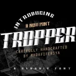 Tropper Typeface - Fonte Grátis Tropper Typeface