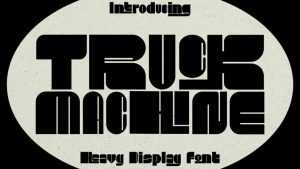 Truck Machine Font › Fontesk