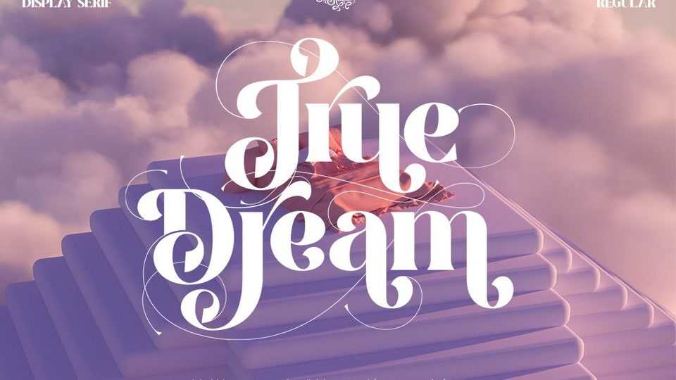 True Dream Font › Fontesk