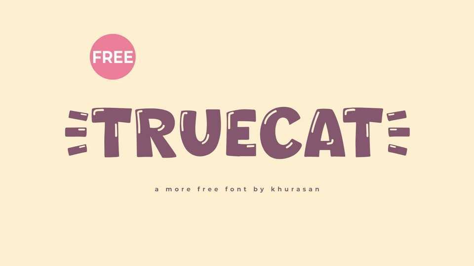 Truecat Font › Fontesk