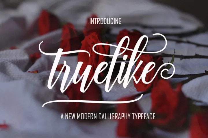 Truelike Script Font