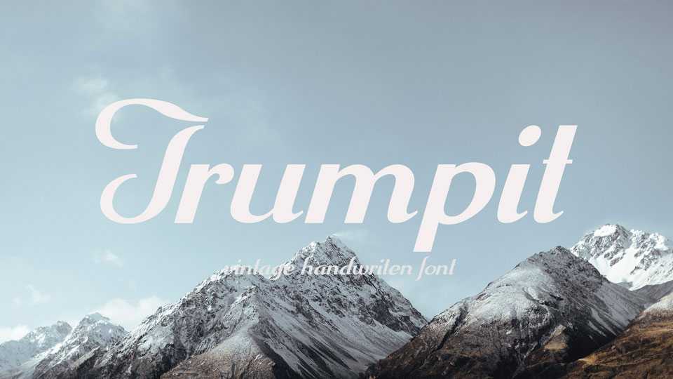 Trumpit Font › Fontesk