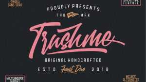 Trushme Script Font › Fontesk