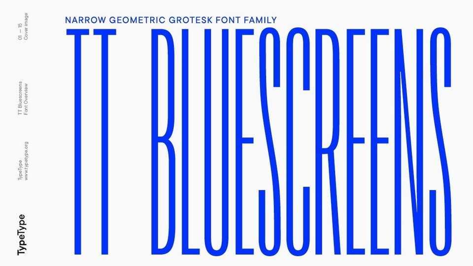 TT Bluescreens Font Family › Fontesk