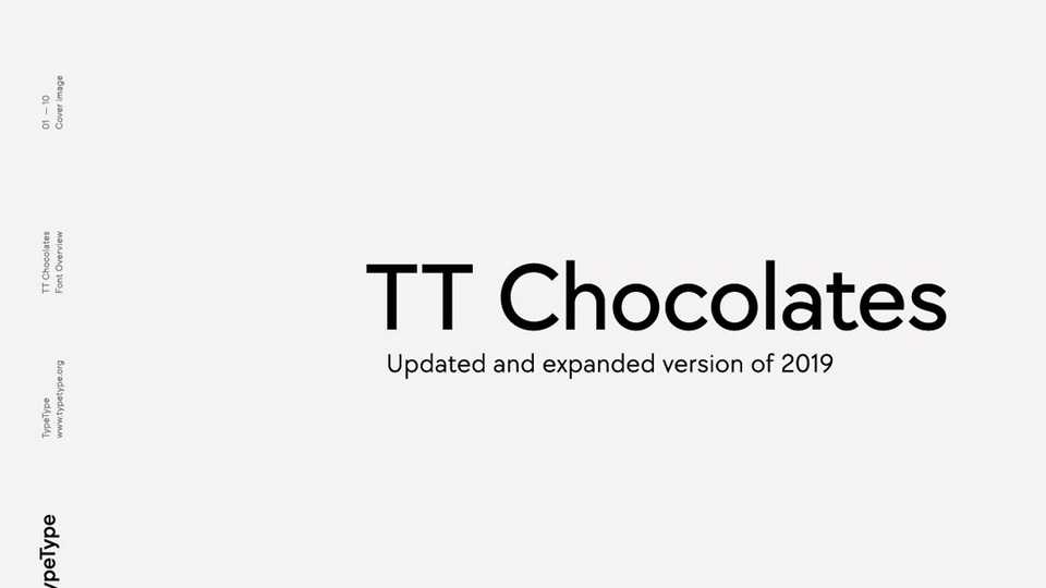 TT Chocolates Font › Fontesk