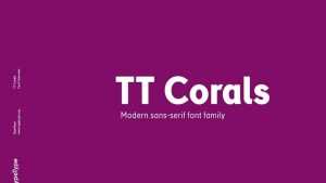 TT Corals Font Family › Fontesk