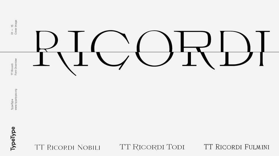 TT Ricordi Font Family › Fontesk