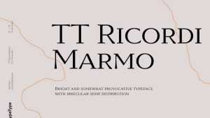 TT Ricordi Marmo Font › Fontesk