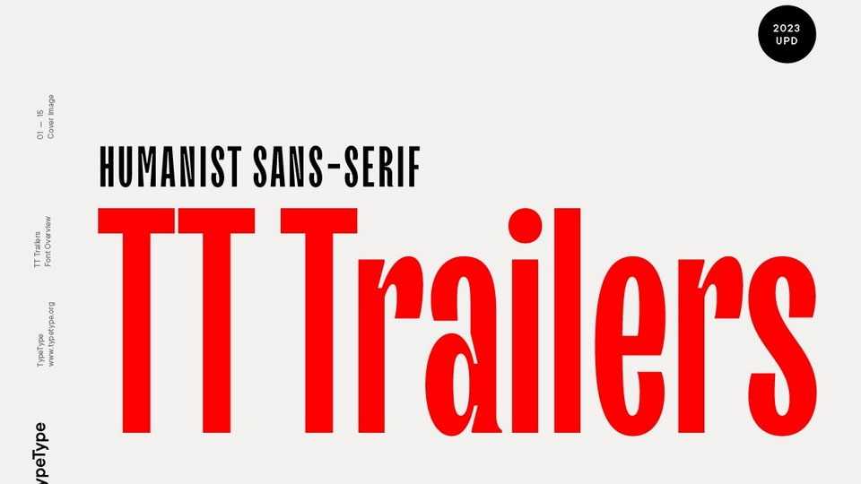 TT Trailers Font Family › Fontesk