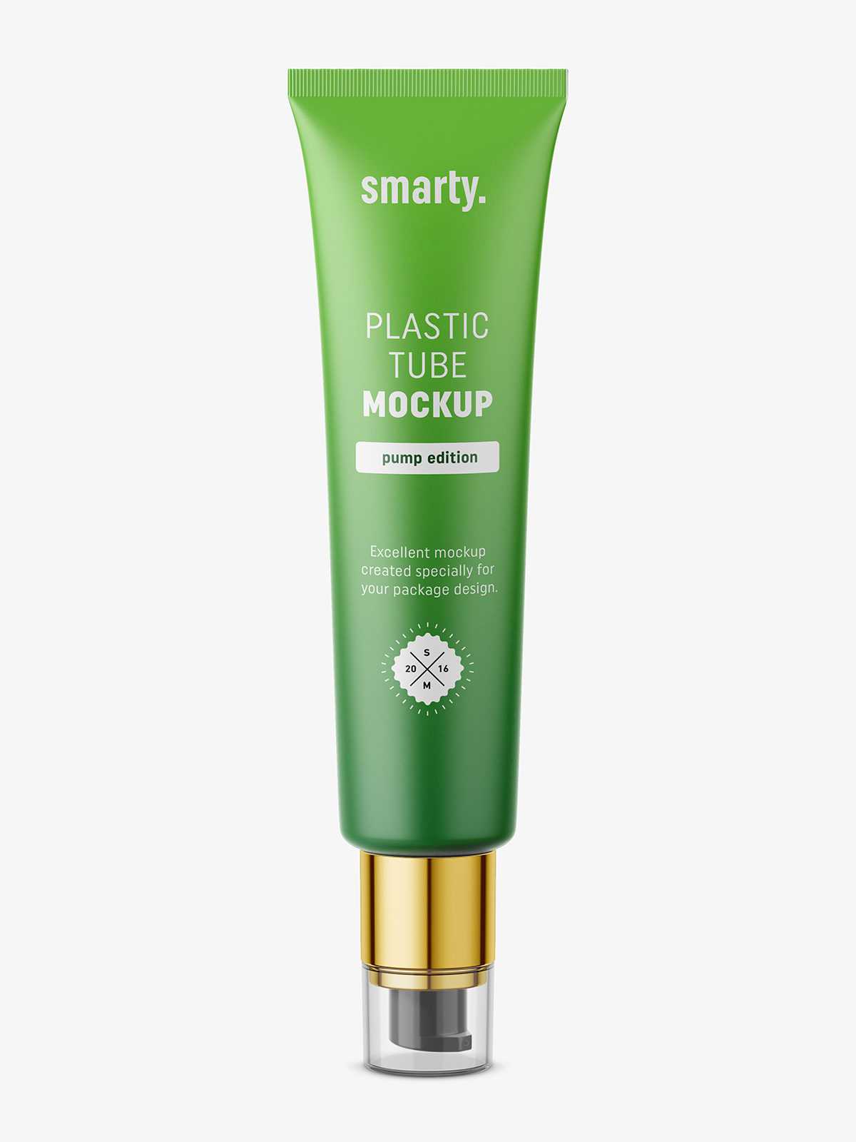 Tube with pump mockup / matt