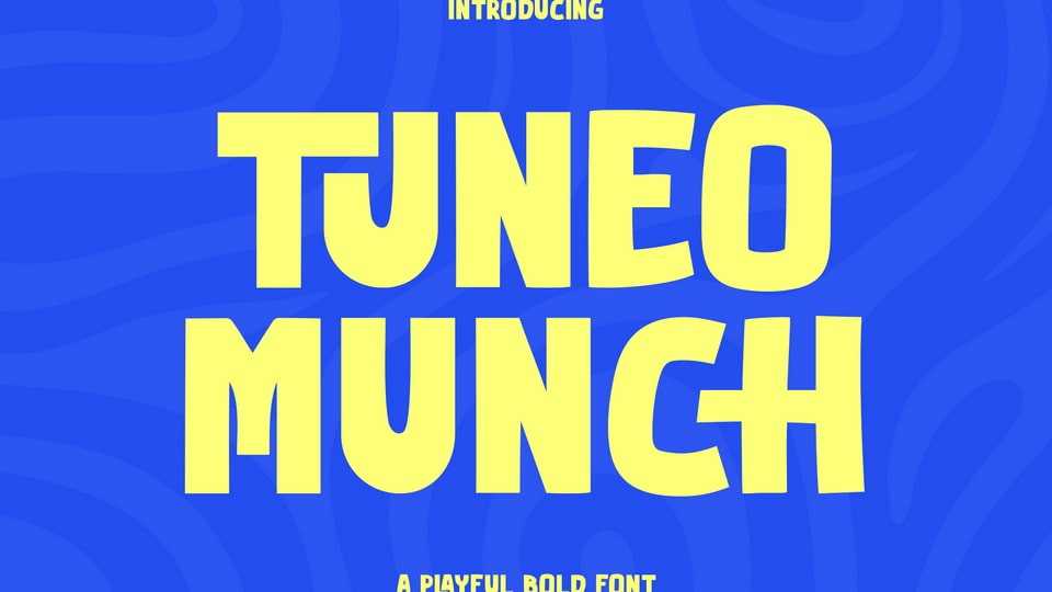 Tuneo Munch Font › Fontesk