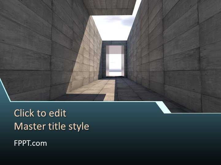 Tunnel PowerPoint Template