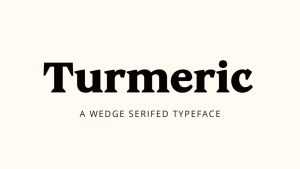 Turmeric Font Family › Fontesk