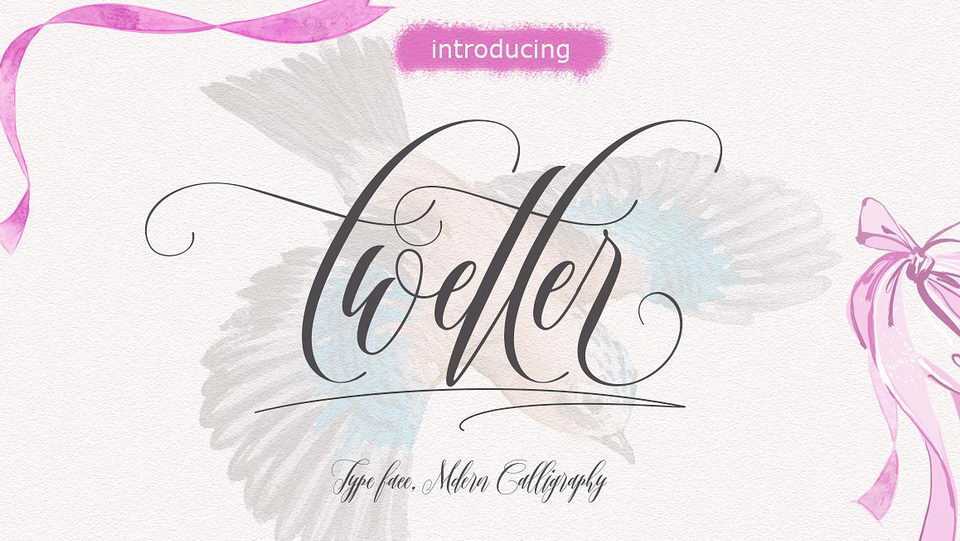 Twetter Script Font › Fontesk