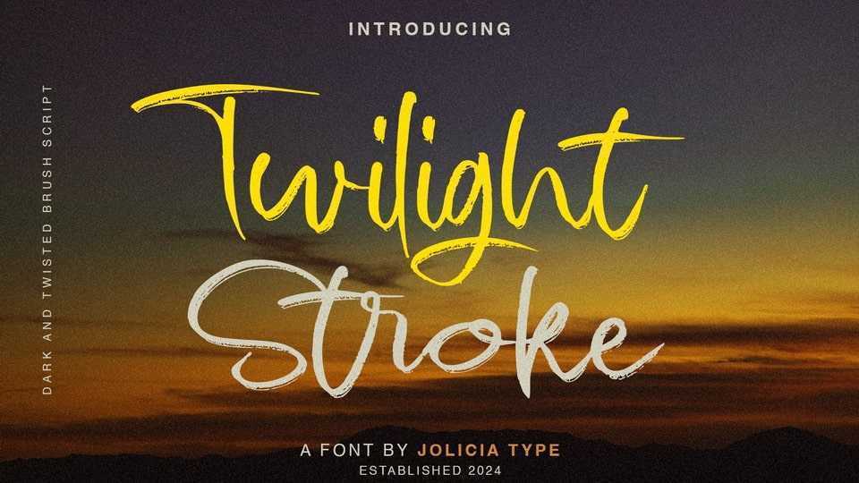 Twilight Stroke Font › Fontesk