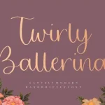 Twirly Ballerina Handwritten Font