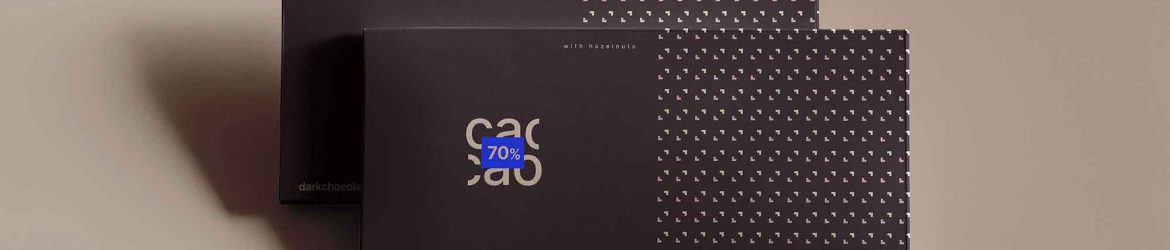 Two Chocolate Bars Mockup