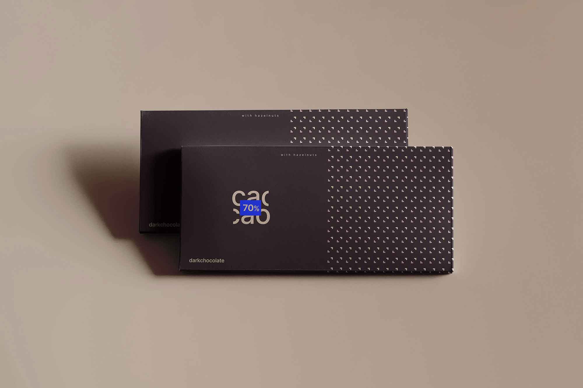 Two Chocolate Bars Mockup