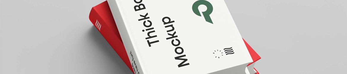 Two Free Hardcover Books Mockup (PSD)