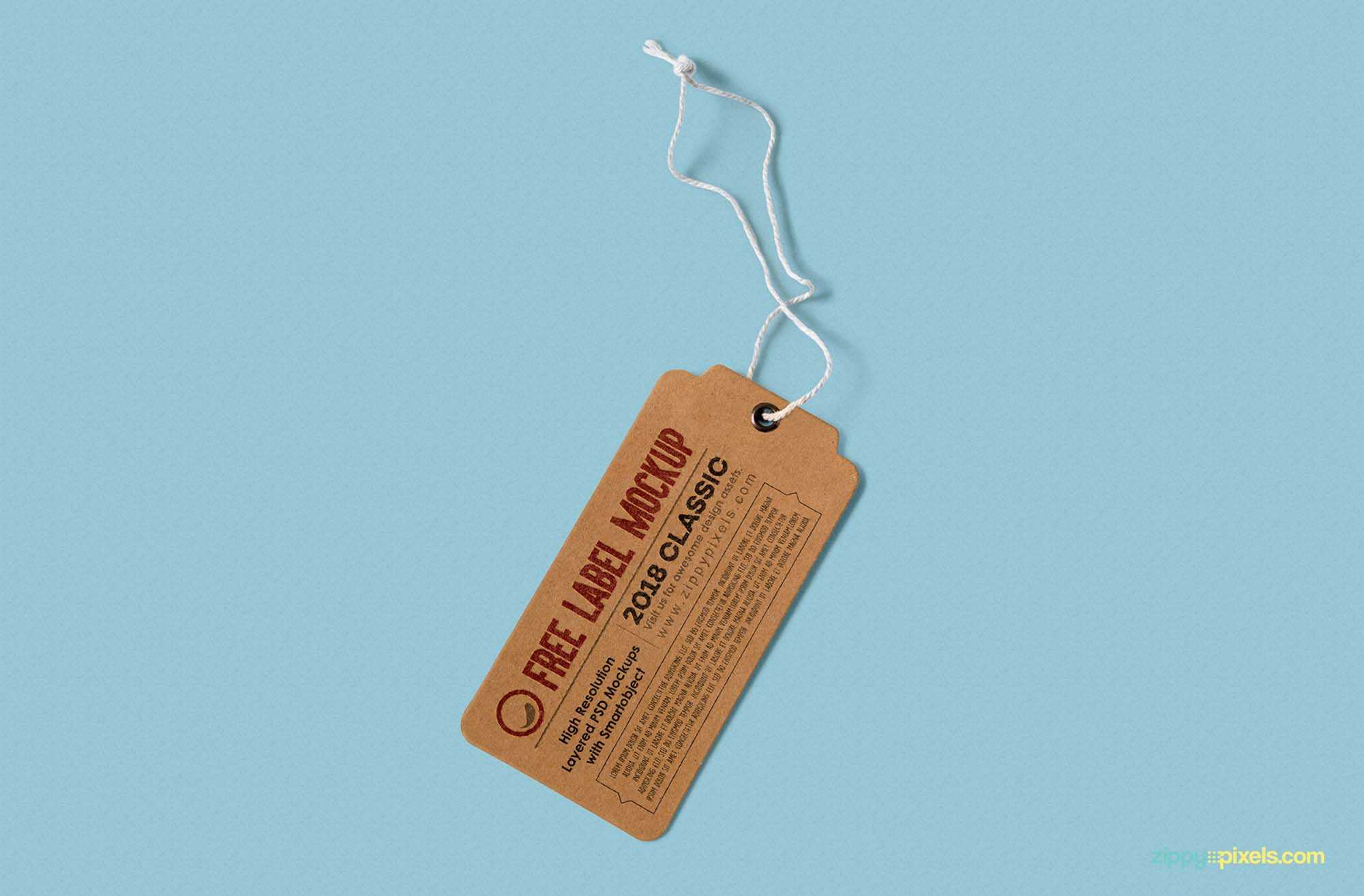 Two Free Label Mockups (PSD)