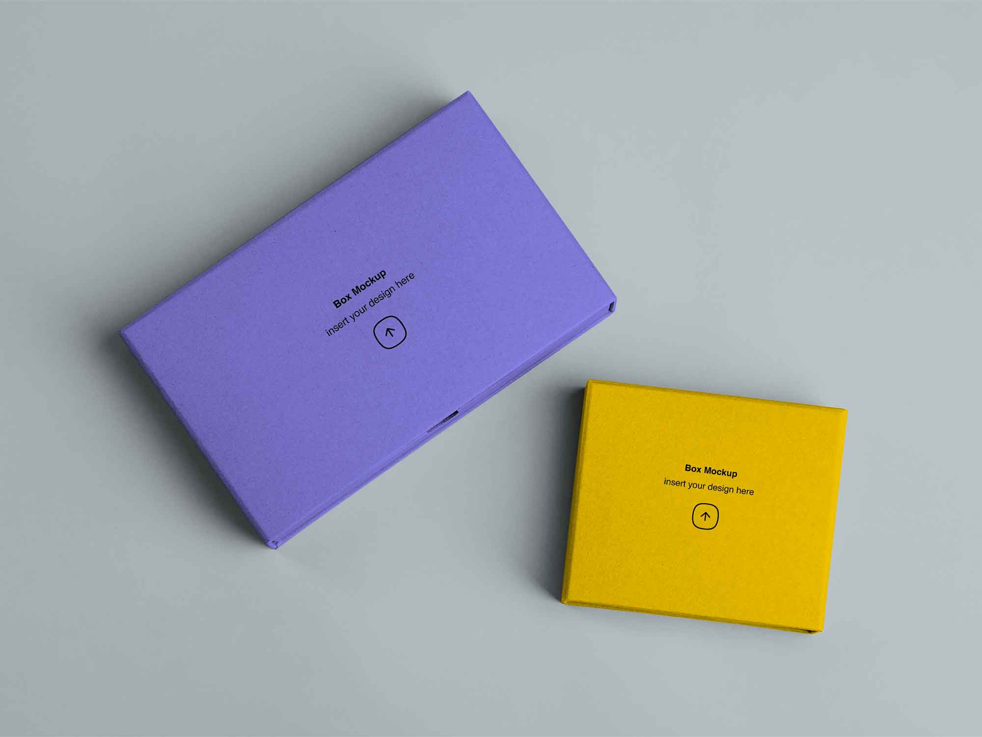Two Mailing Boxes Mockup (PSD)