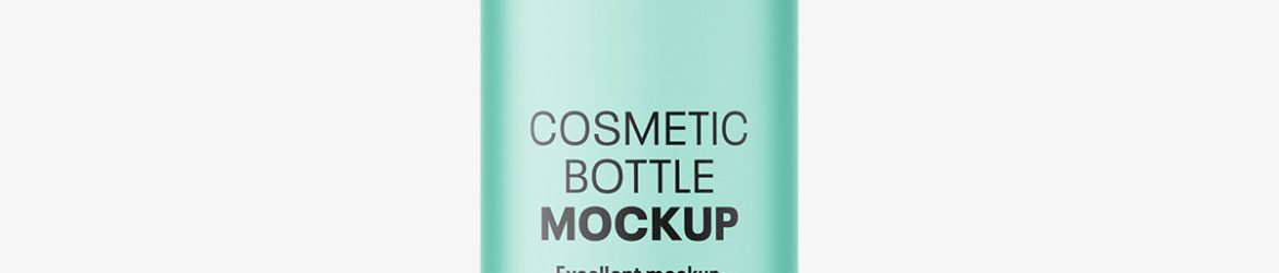 Two phase liquid bottle mockup