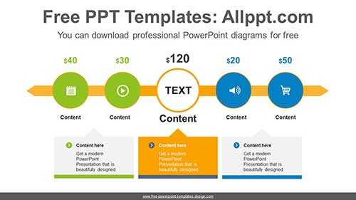 Two-Way Arrow PowerPoint Diagram