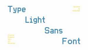 Type Light Sans Font › Fontesk