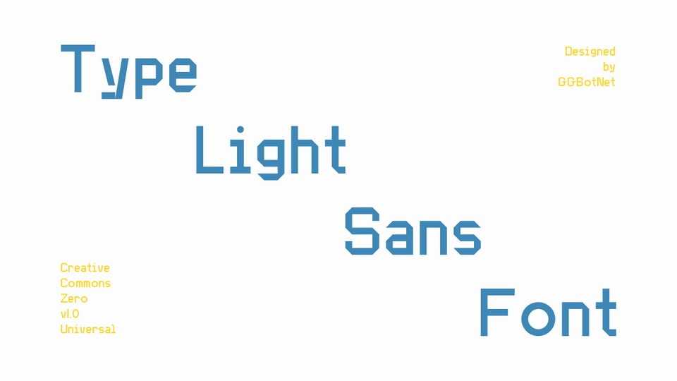 Type Light Sans Font › Fontesk
