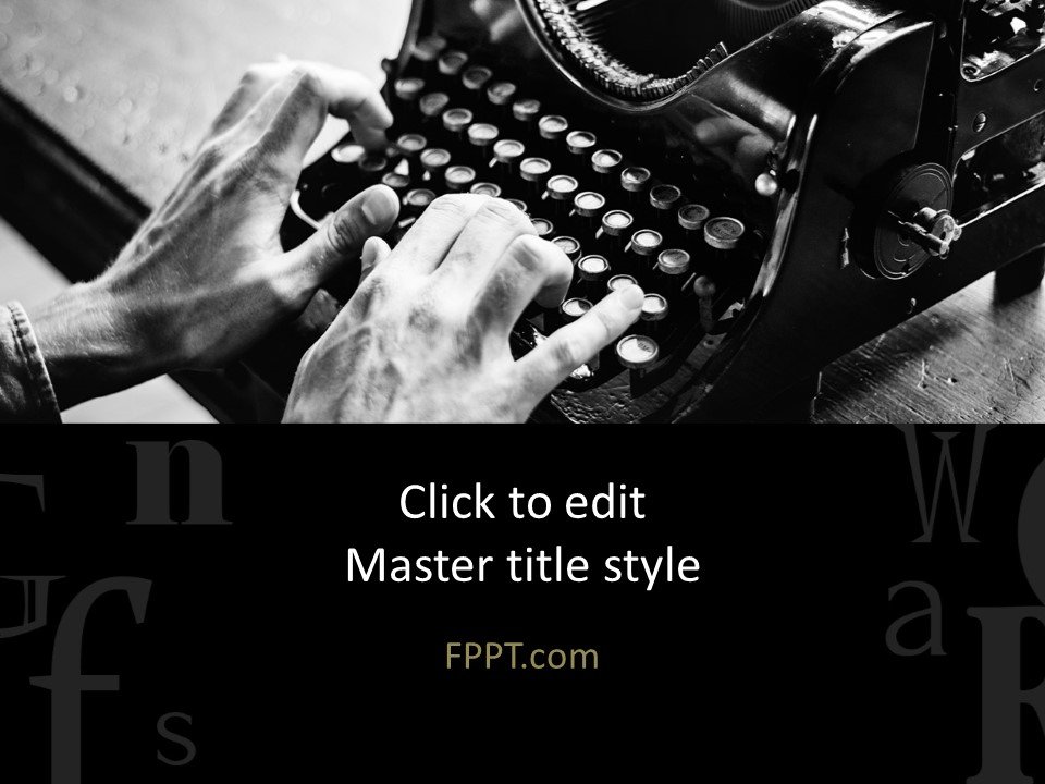Type PowerPoint Template