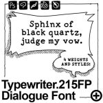Typewriter 215FP Font › Fontesk