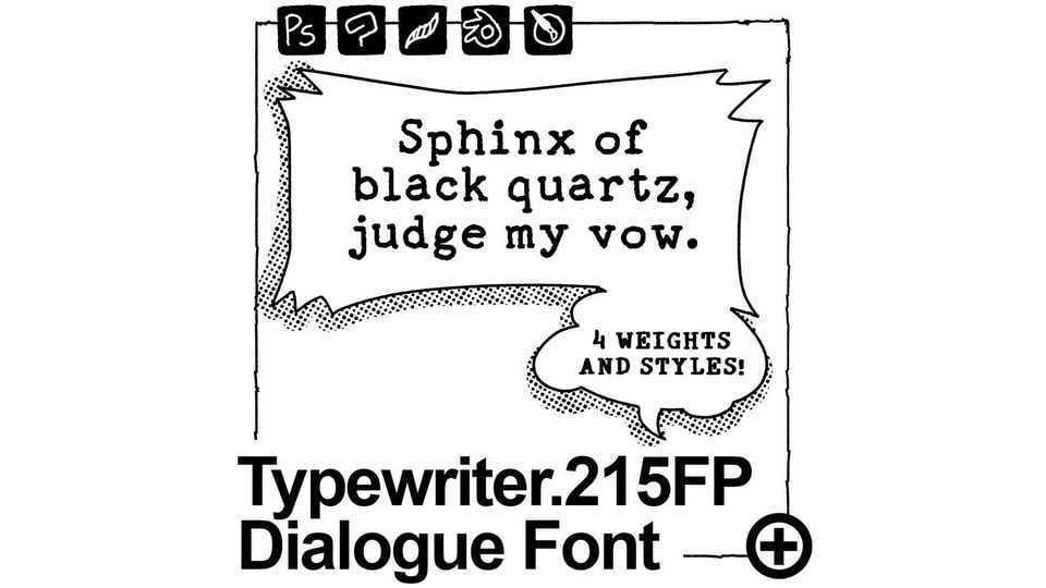 Typewriter 215FP Font › Fontesk