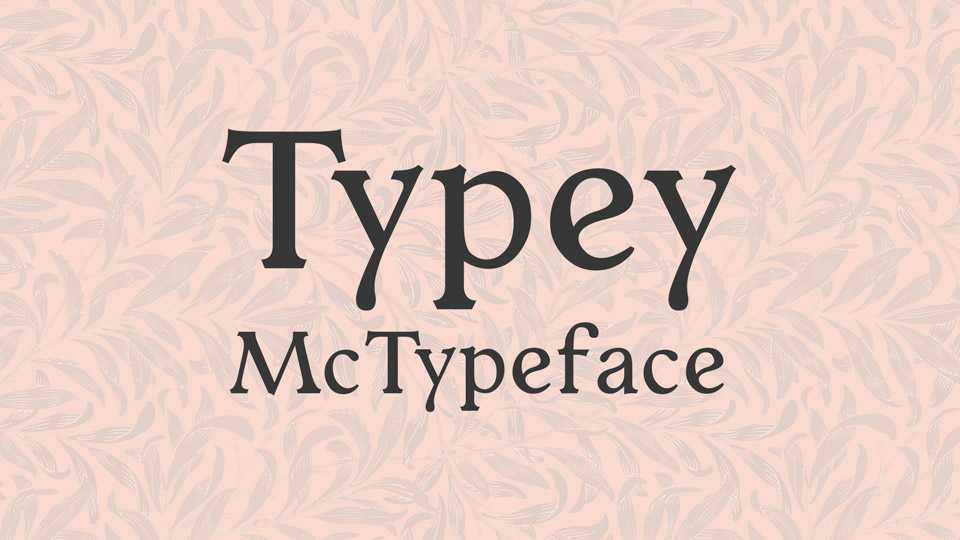 Typey McTypeface Font Family › Fontesk