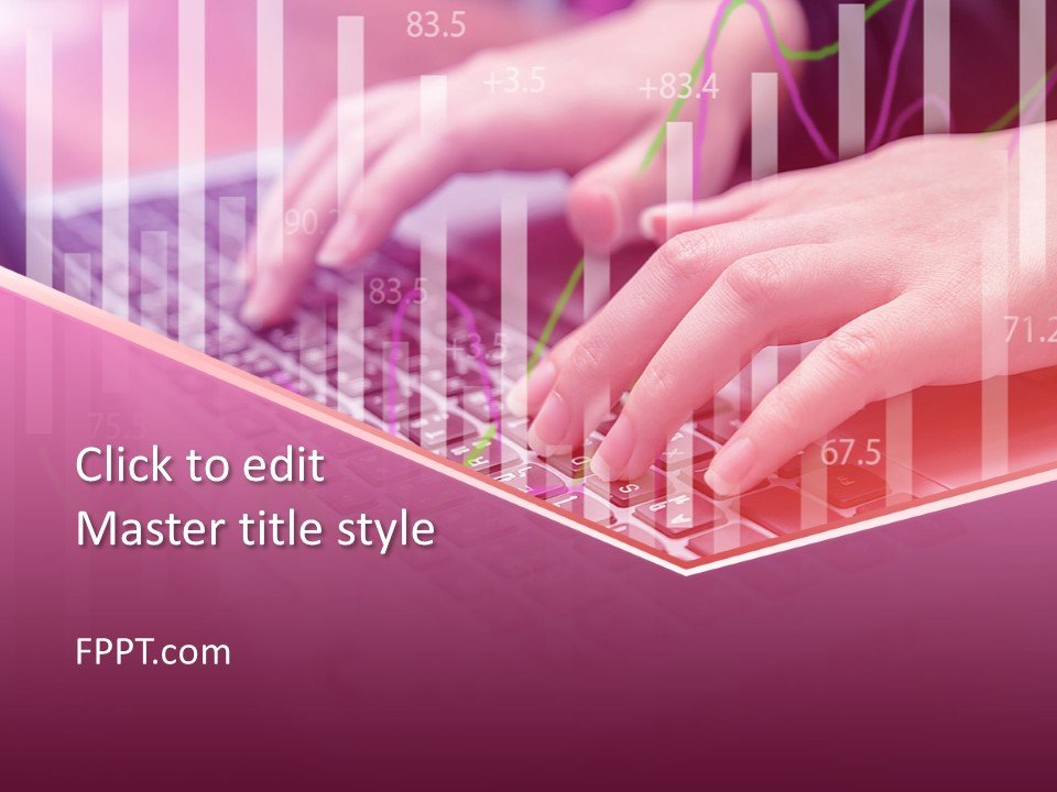 Typing in Computer PowerPoint Template